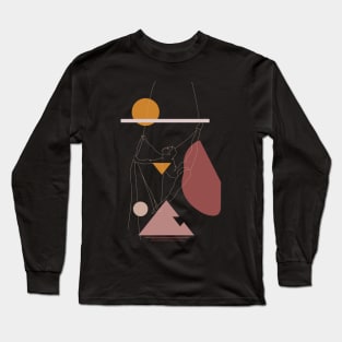 Aerialist Minimal Art Long Sleeve T-Shirt